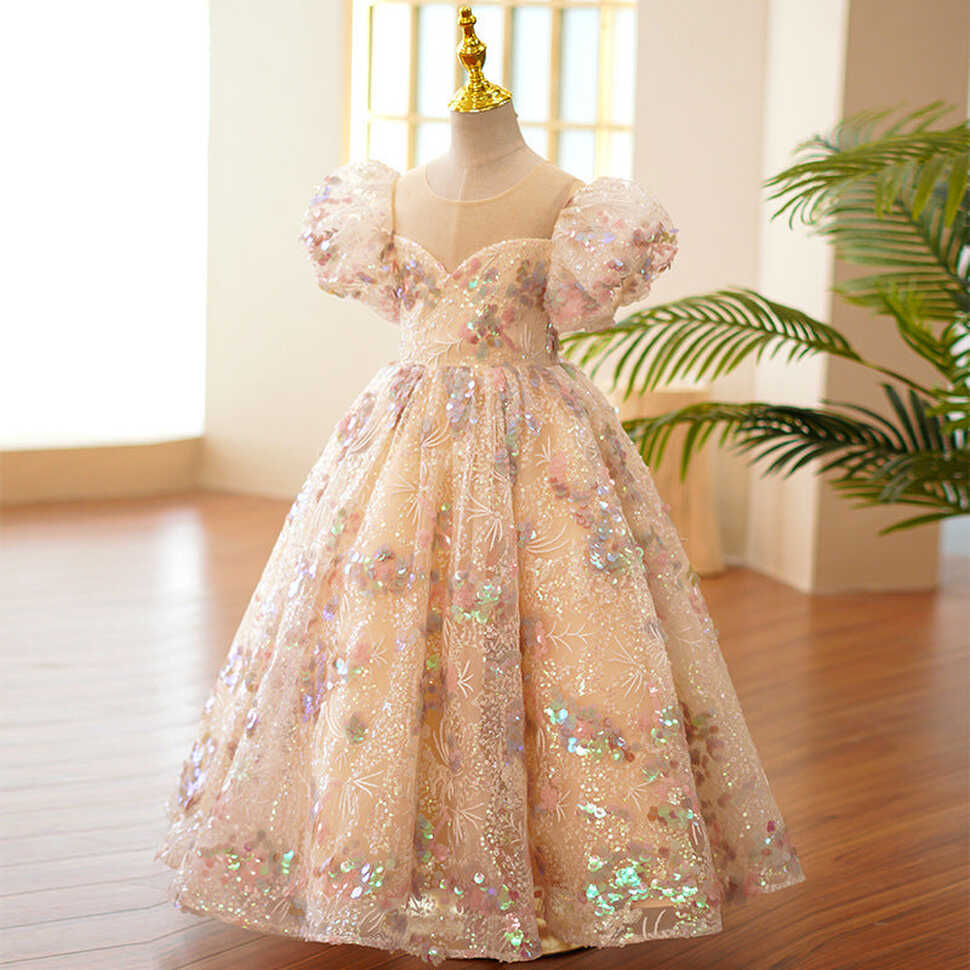 Flower Girl Dresses Girls Pageant Formal Dress Baby Girl Luxury ...