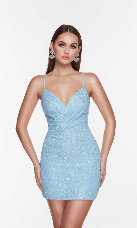 Formal Dress: 4553. Short, Sweetheart Neckline, Straight | Alyce Paris