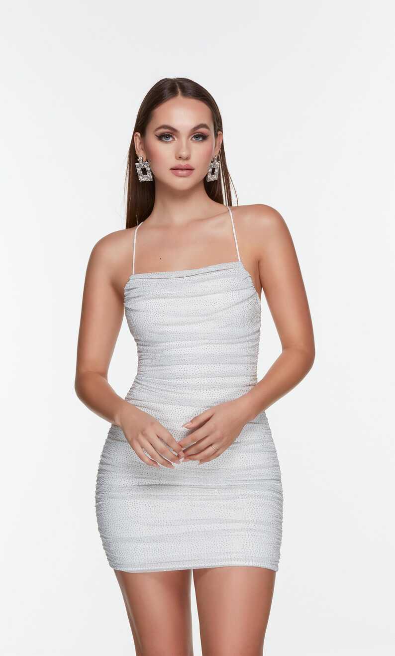 Formal Dress: 4570. Short, Square Neckline, Straight | Alyce Paris