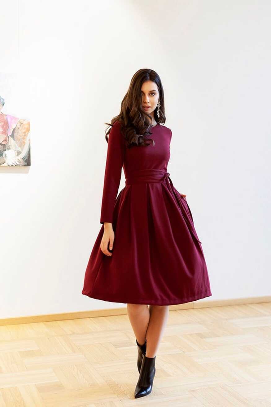 Formal Dress, Cocktail Dress, Long Sleeve Dress, Plus Size ...