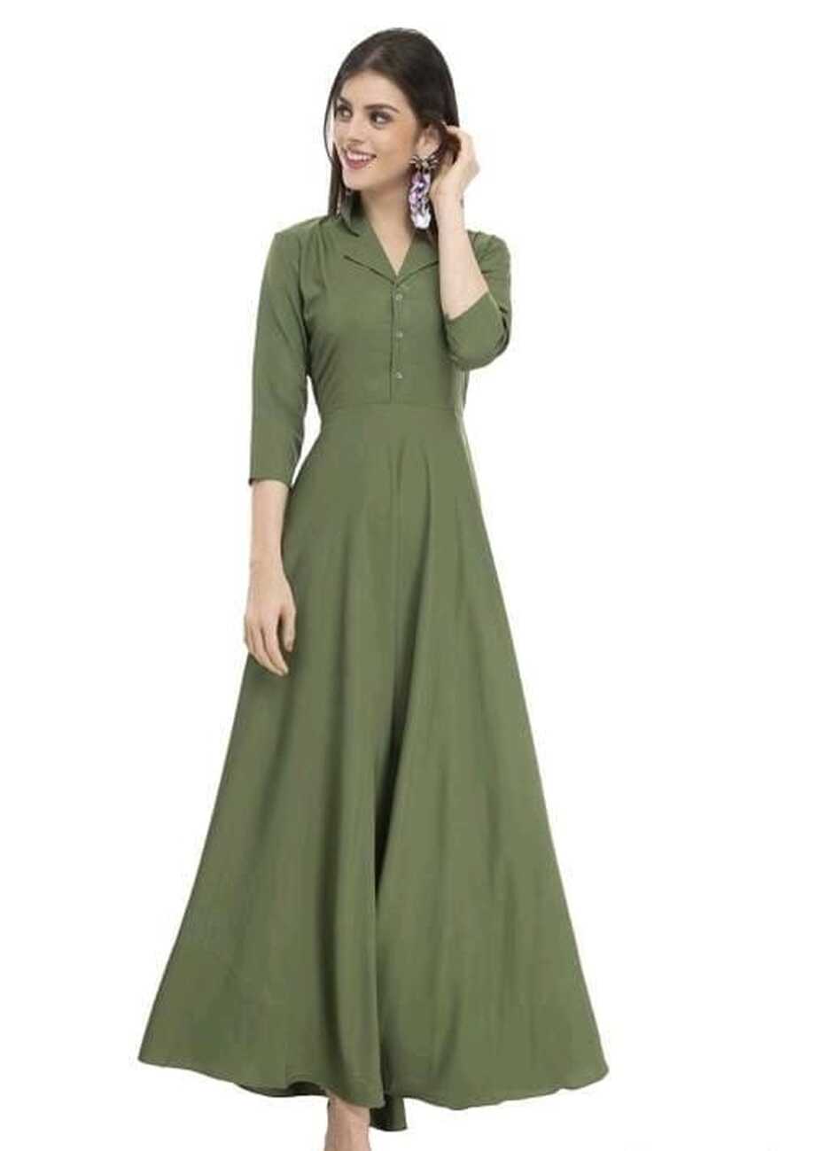 Formal Long Western dress For Women - Evilato