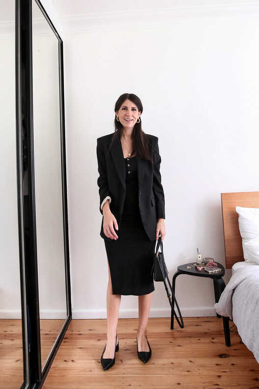 Four Ways to Style an Oversized Black Blazer - Mademoiselle ...