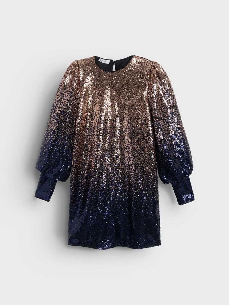 GLITTER DRESS - Girls&#39; | Blue | NAME IT Germany