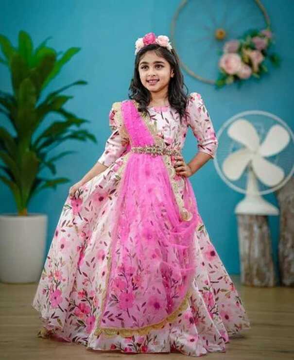 Georgette Kids Designer Dresses at Rs 1149 in Surat | ID ...