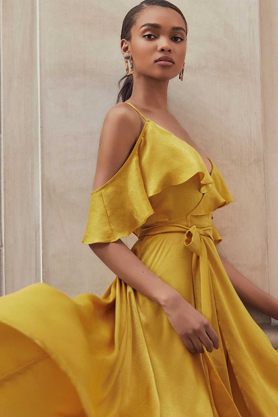 Get the Look - Marigold Yellow Dress Ideas - Hey Wedding Lady