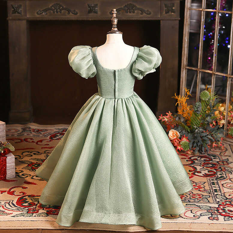 Girl Princess Dress Children Large Fluffy Skirt Elegant Retro Puff ...