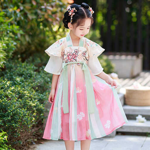 Girls&#39; Han Costume Ancient Ru Skirt New Summer Chinese Style Super ...