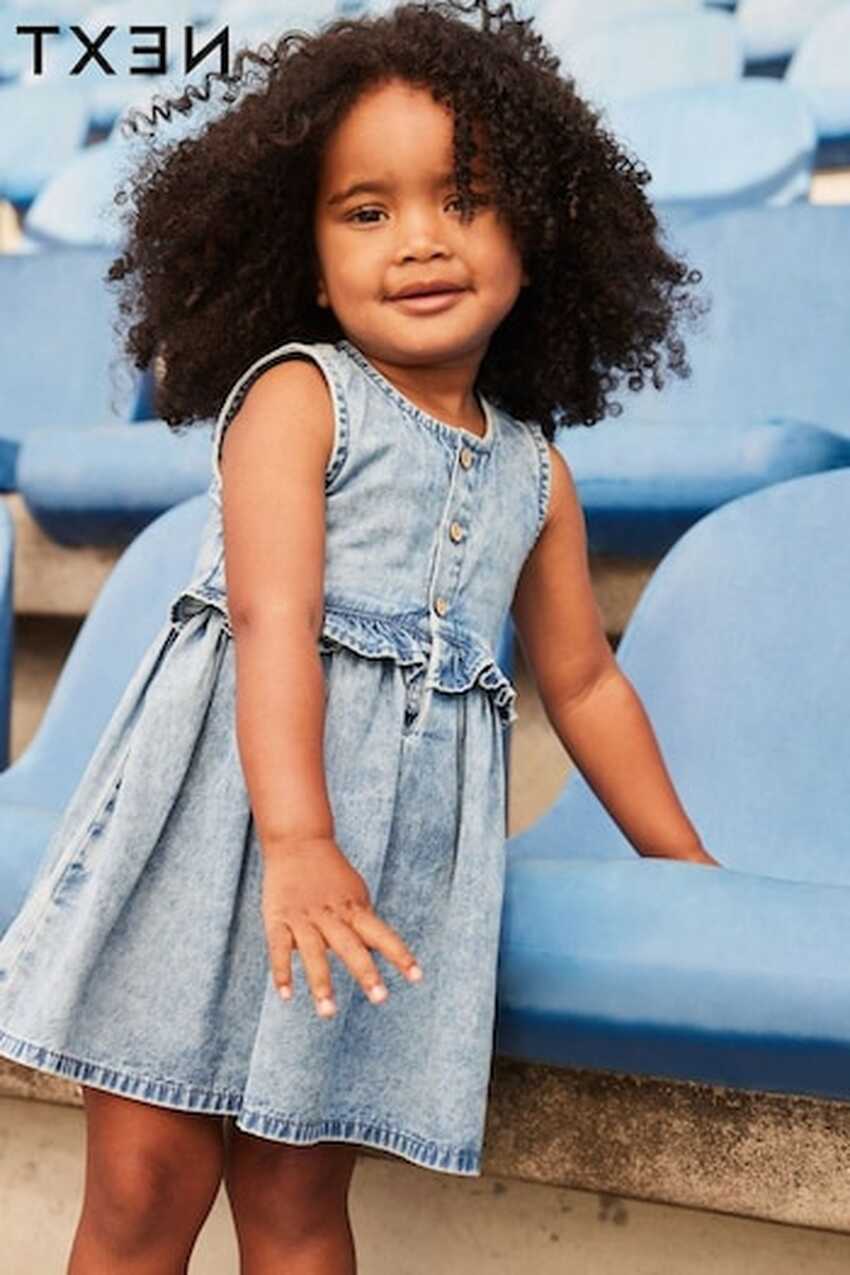 Girls Denim Dresses | Girls Denim Pinafore | Next UK