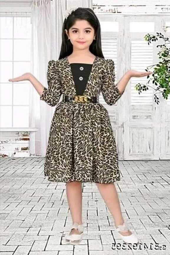 Girls Dress|girls Dresses|animal Print Girls - Multicolor, 12-13 ...