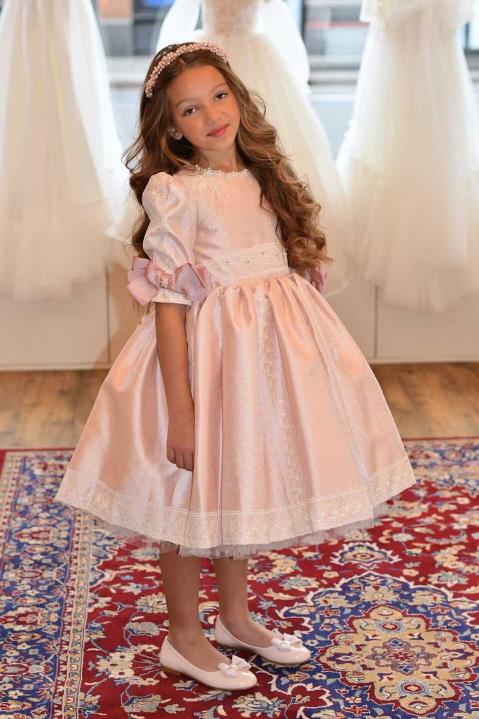 Girls Pink Party Dress - Alice