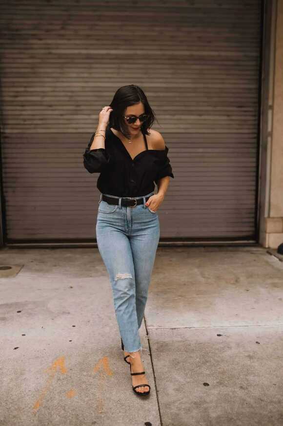 Going Out Tops To Wear With Jeans - an indigo day