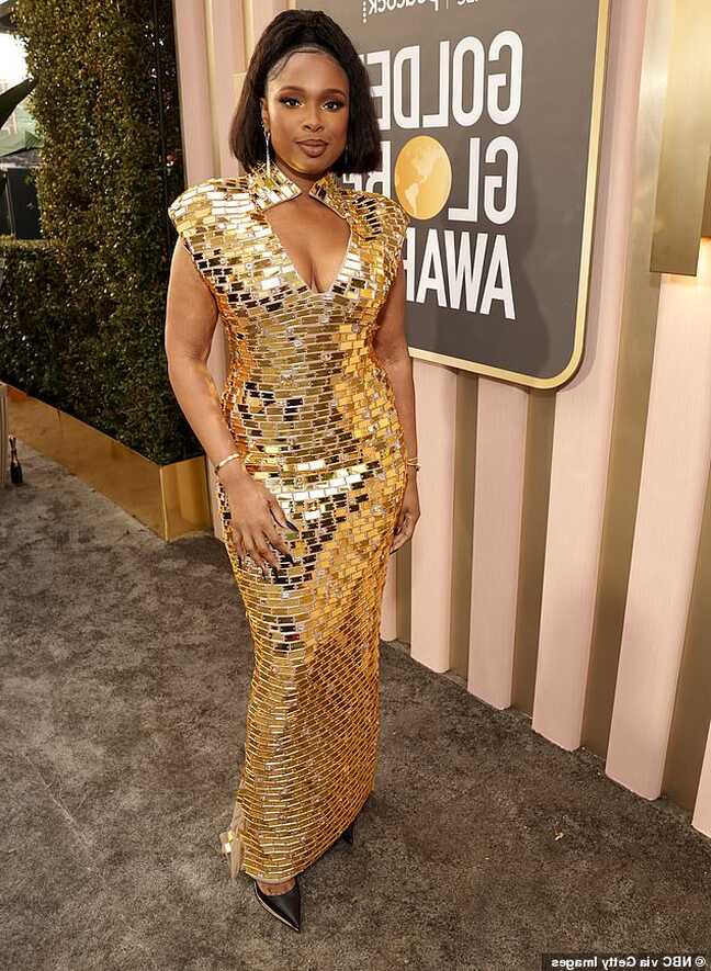 Golden Globes 2023: Jennifer Hudson shows off her curves wearing a ...