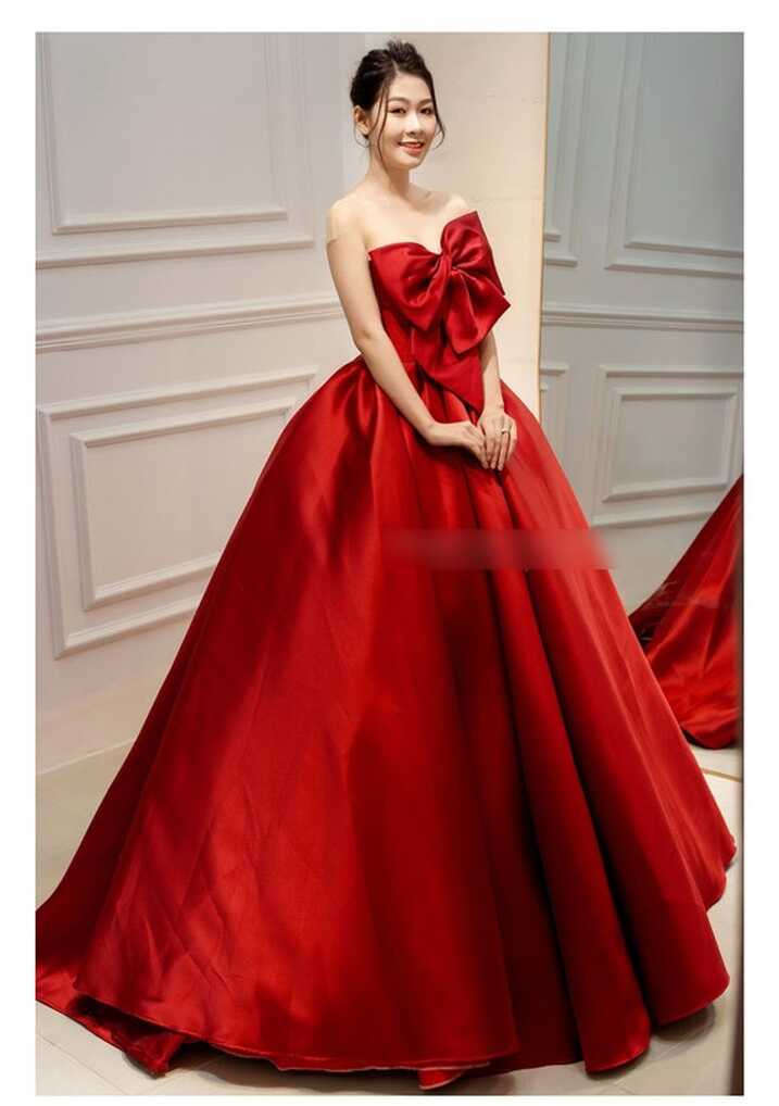 Gorgeous off the Shoulder Red Princess Wedding Dress Made to Order ...