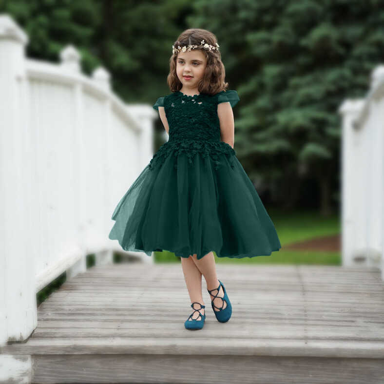 Green Toddler Dress| High-Quality Styles | Sara Dresses