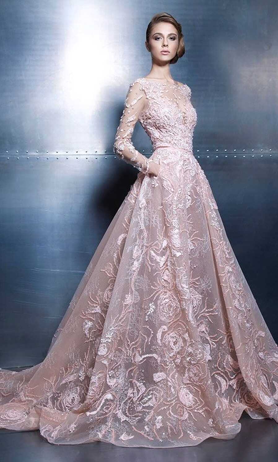 HAUTE COUTURE | Pink wedding dresses, Gowns, Gowns dresses