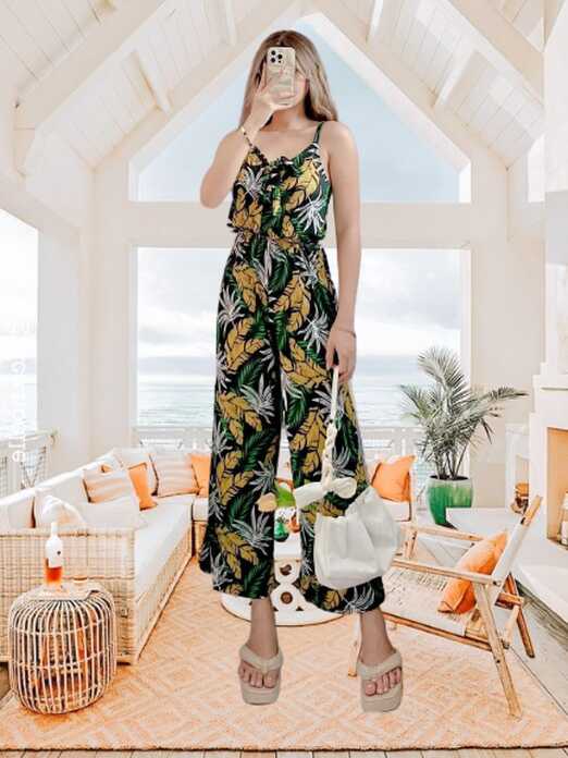 HAWAIIAN JUMPSUIT FOR WOMEN SUMMER OUTFIT FOR WOMEN JUMPSUIT ...