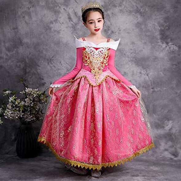 HONPOLO Girls Cosplay Princess Dress Cosplay Costume Princess ...