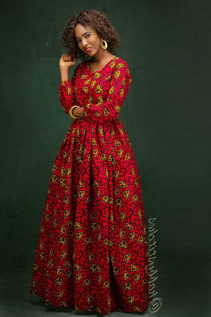 Handcrafted Plus Size Ankara Maxi Dress: Customized Kiki Style for ...