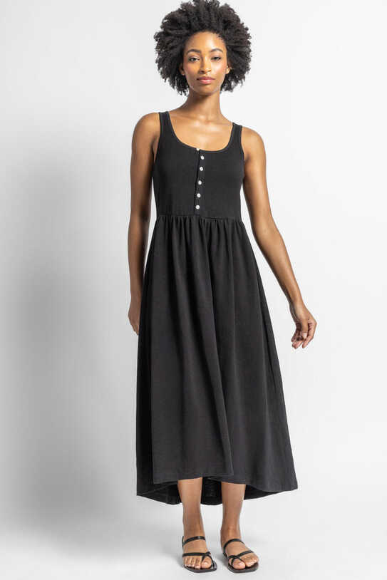 Hi-Low Maxi Tank Dress