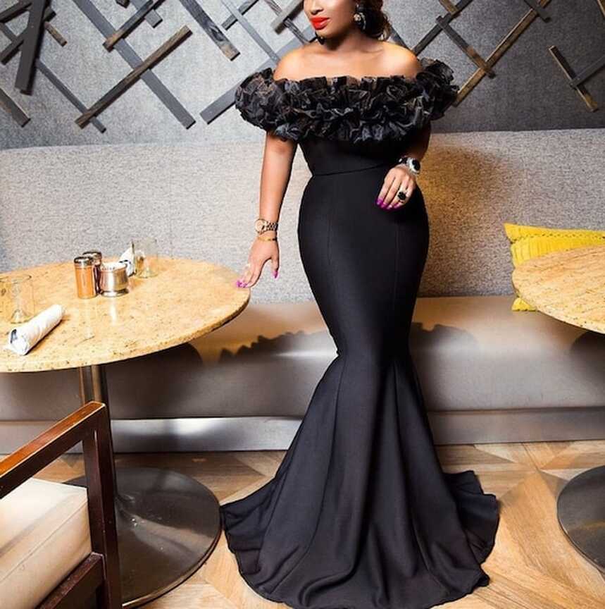 Homecoming Dresses/bridesmaids Dresses/african Wedding Dress/black ...