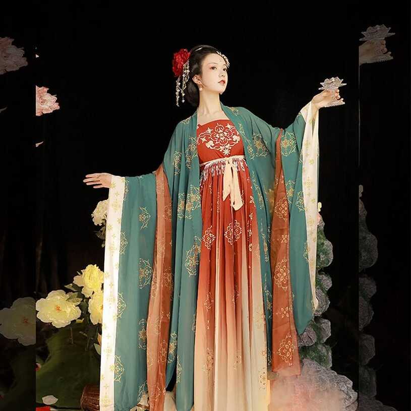 Houchu Hanfu Women&#39;s Tang Dynasty Embroidered Dress Turkey | Ubuy