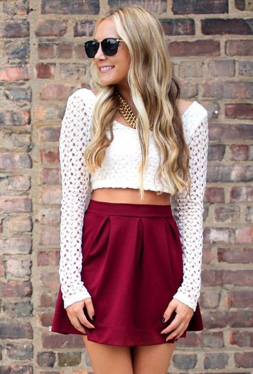 How To Pair Crop Top With Skirt - 7 Crop Tops And Skirts ...