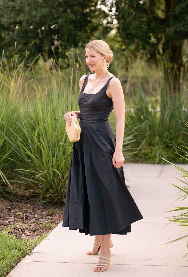 How To Style A Black Dress For Spring - Ashley Brooke