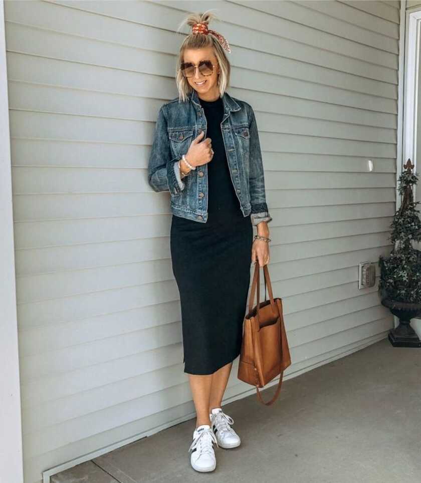 How To Wear A Black Dress - Fall Outfits For Women