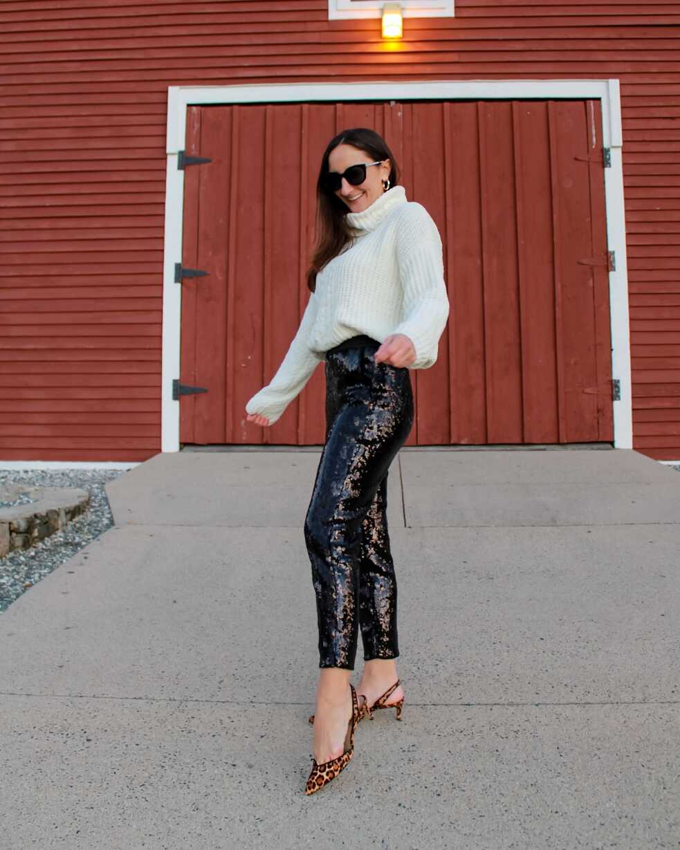 How to Style sequin pants - Side of Sequins