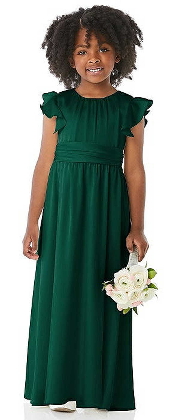 Hunter Green Flower Girl Dresses