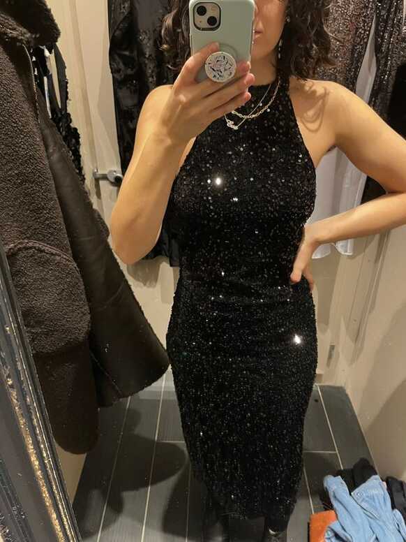 I tried this £35 New Look party dress and I feel like a festive ...