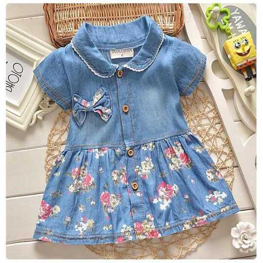 IENENS Fashion Baby Girl Jeans Clothes Skirts Dresses Child Kids ...