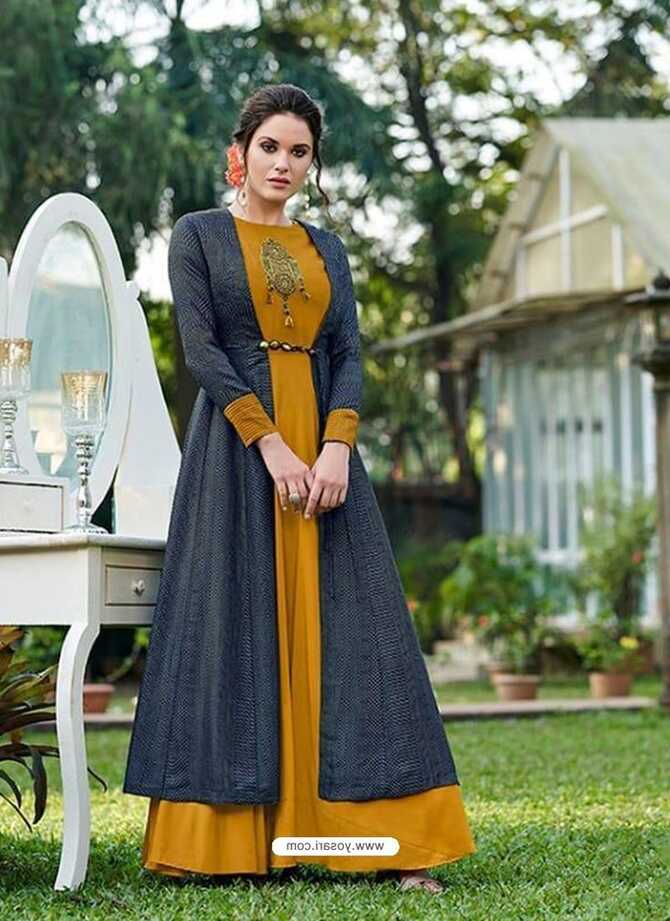 Indian Ethnic Wear Online Store | Party wear long gowns, Printed ...