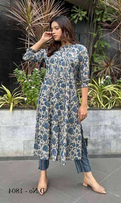 Indira 1804 Stylish Kurti Pent Set New Pattern Online Catalog ...