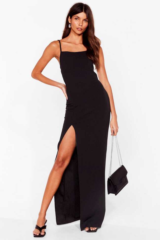 It&#39;s a Long Story Slit Maxi Dress | Nasty Gal