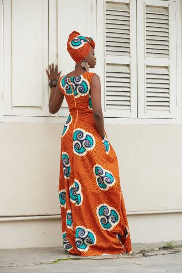 JAMELLE African Print Ankara Sleeveless Maxi Dress - Elegant ...