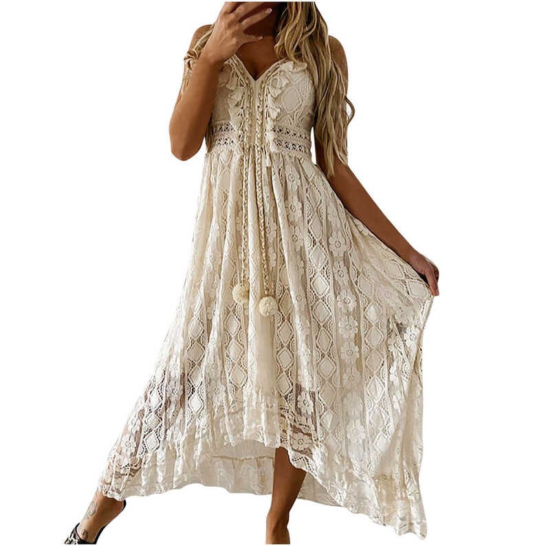 JGTDBPO Summer Dresses For Women 2023 Casual Flowy Mini Swing ...