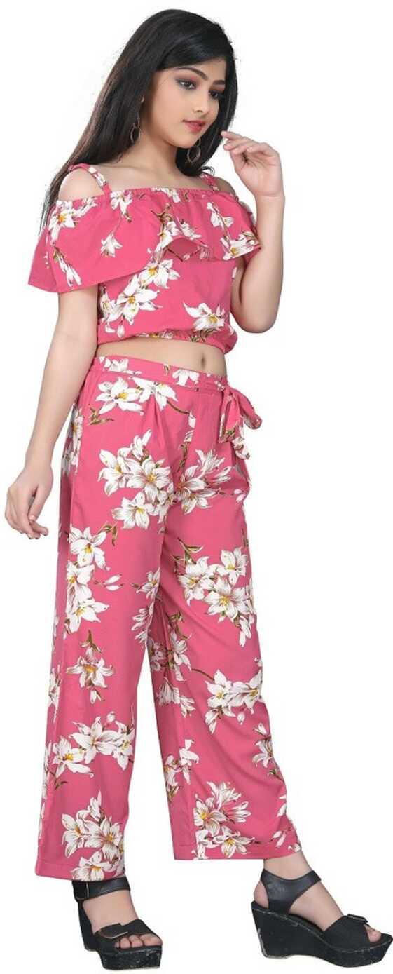 JS Fashion Studio Girls Casual Top Trouser Price in India - Buy JS ...