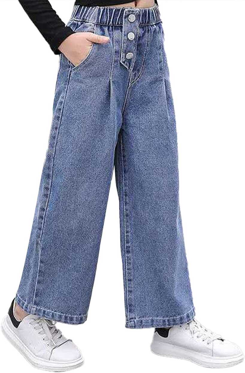 JanJean Kids Girls Teens High Waist Wide Leg Jeans Turkey | Ubuy