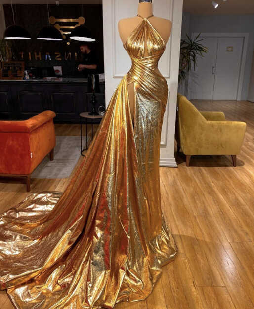 Jupiter Fashion — Valdrin Sahiti - Gold Dresses 2021