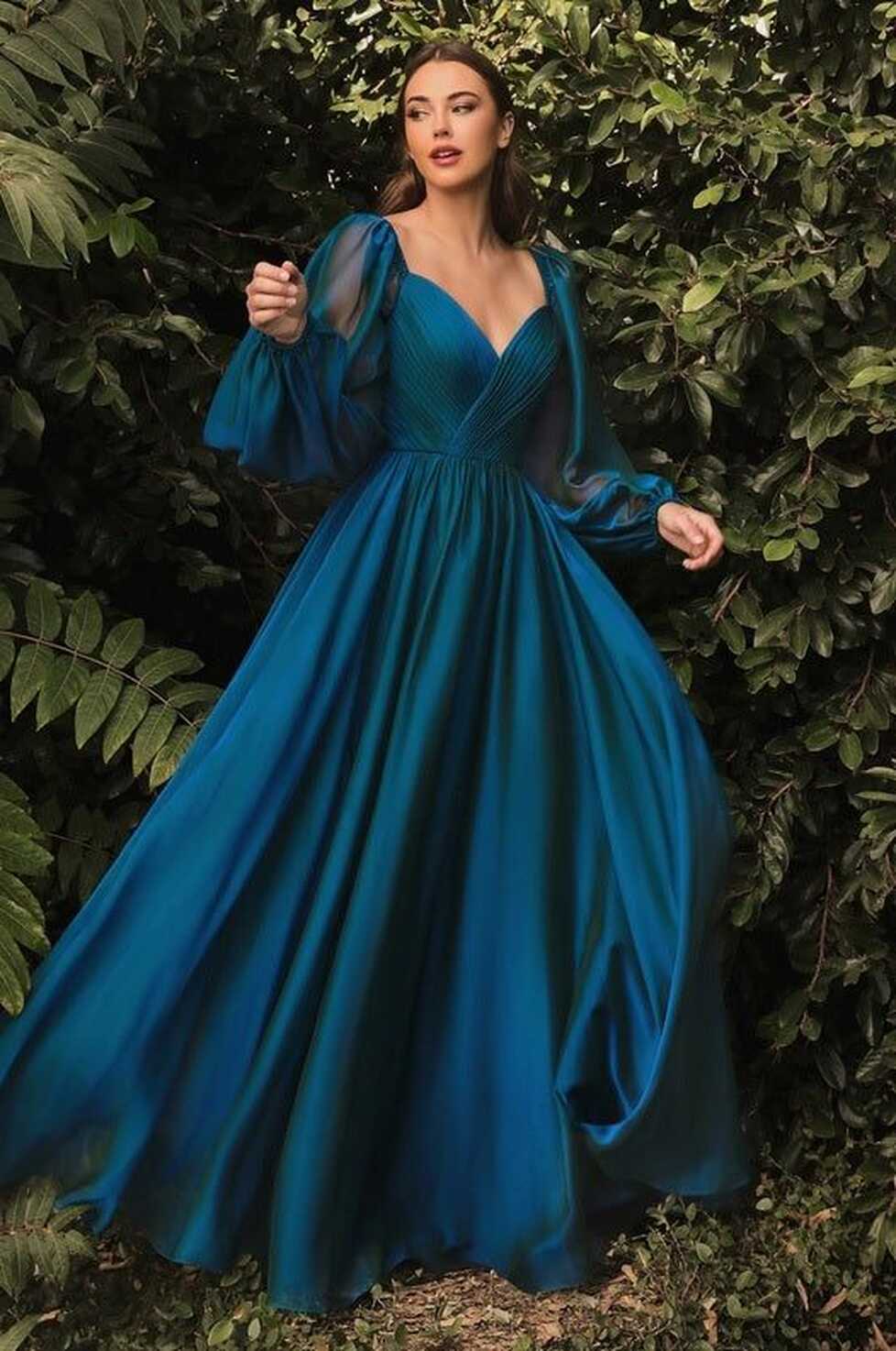 KERRISA | Chiffon Off Shoulder Balloon Sleeve Bridesmaid Dress ...