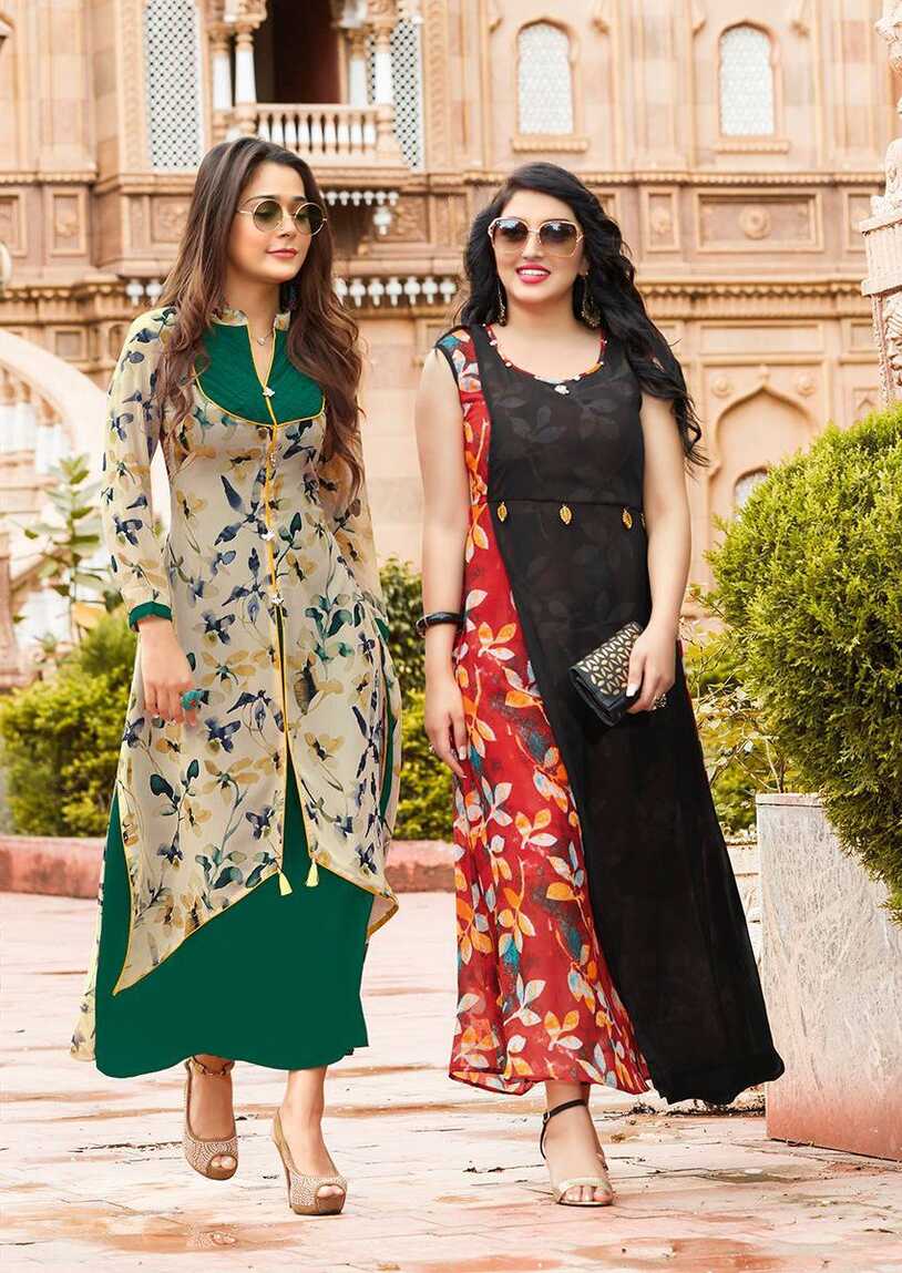 KT0101(XL)01 - Stylish Kurti Kajal Style Fashion Blossom Vol 3 ...