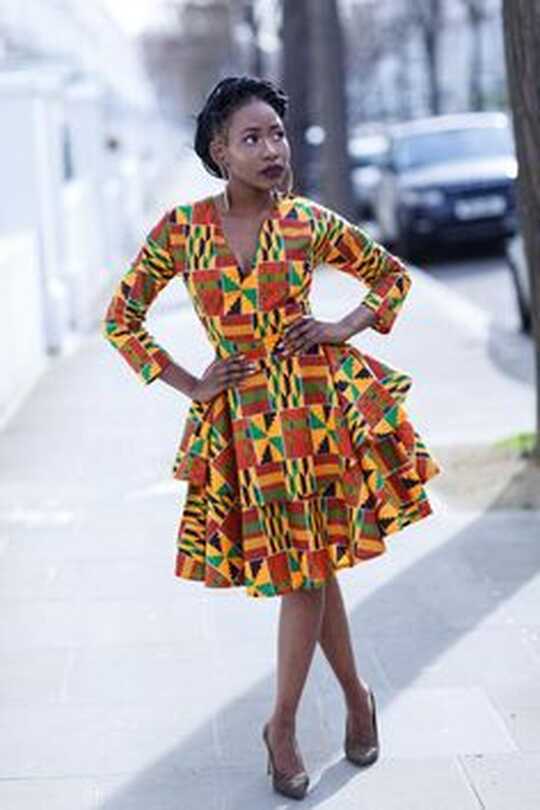 Kente Womens Short Dress – Splendor Of Africa