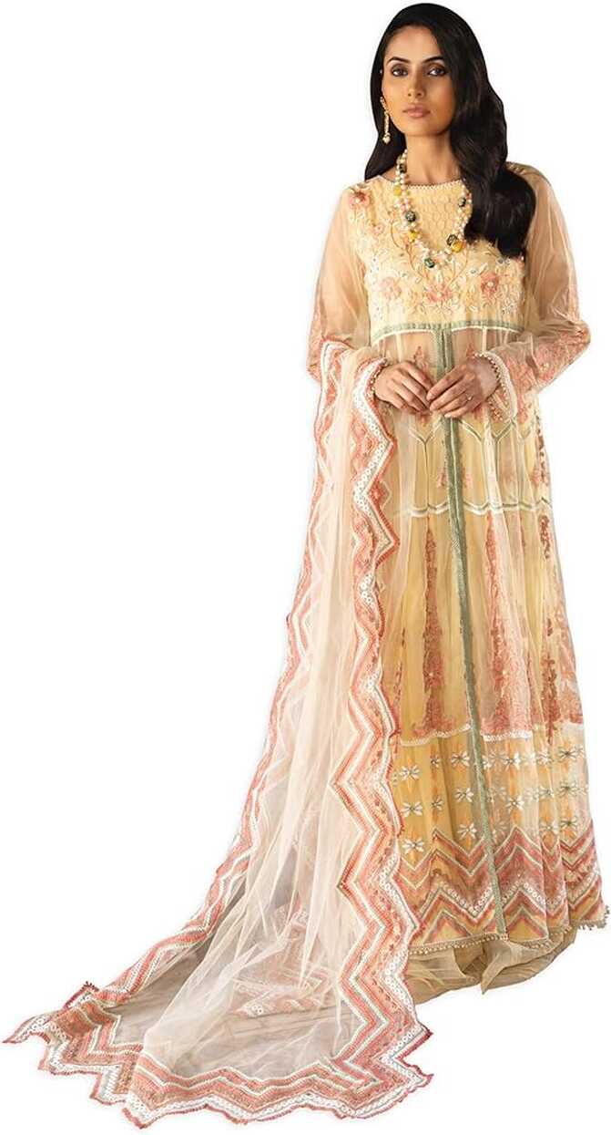 Khas Stores Pakistani Dress NET Embroideried Party WEAR Kameez ...