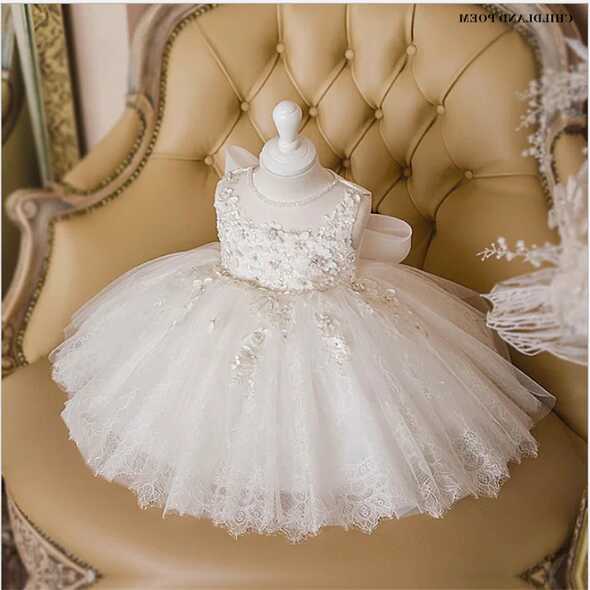 Kids Dresses For Girls 1st Birthday Party Wedding Girls Dress Lace ...