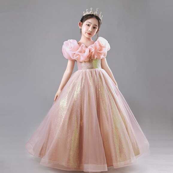 Kids Dresses For Wedding Dress carnival ball gown Children Teen ...