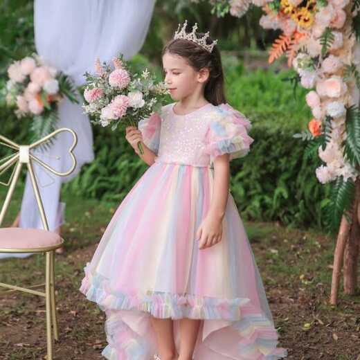 Kids Wedding Shiny Baby Frocks Design Tailing Children Clothing ...