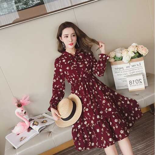 Korean Dress Flower | Korean Style Shop