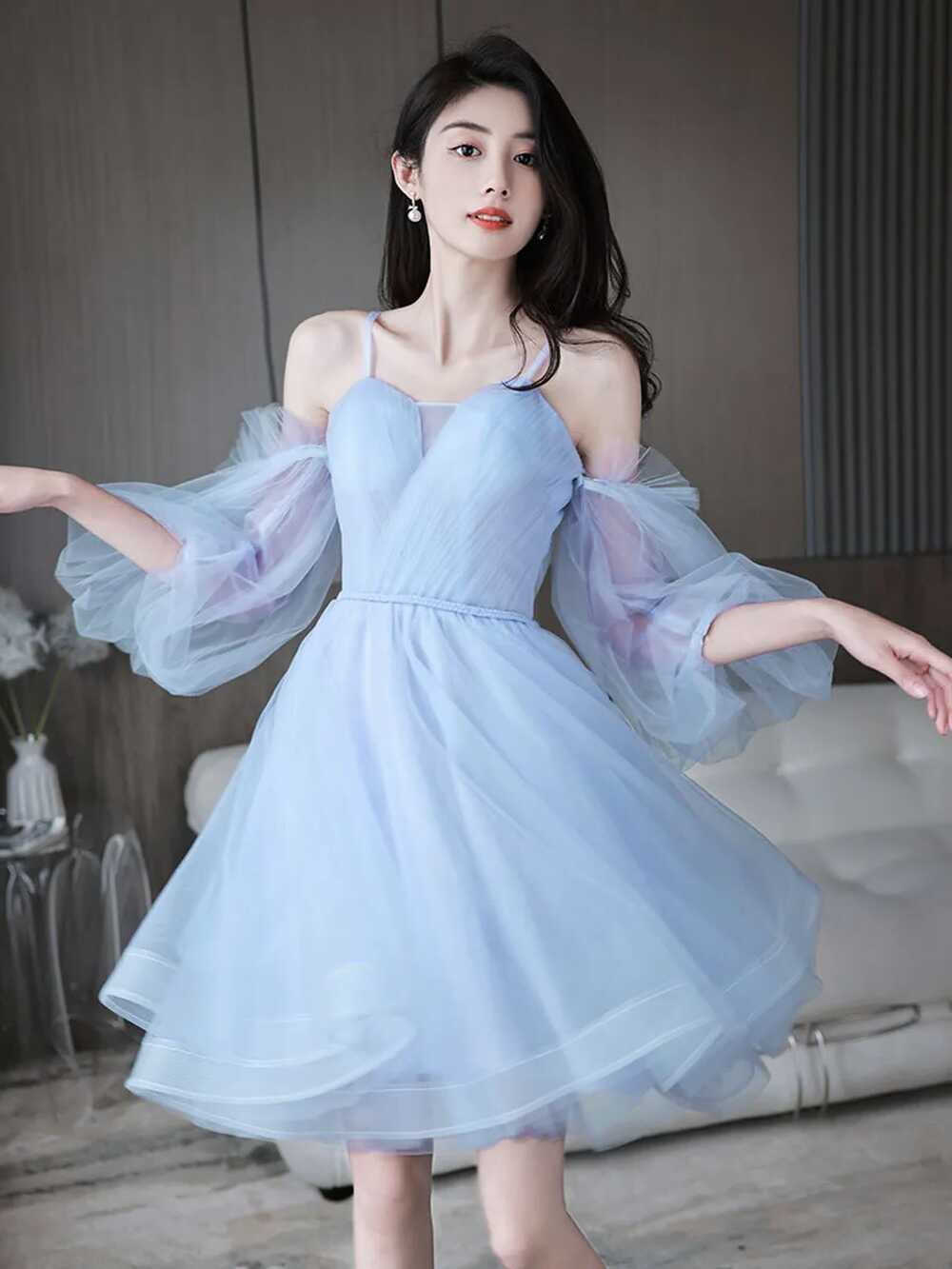 Korean Sweetheart Pink Junior Evening Dresses With Removable ...