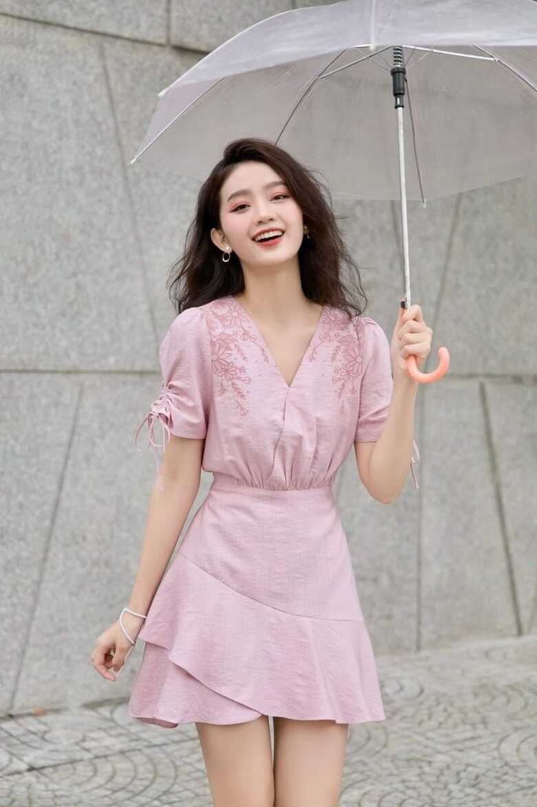 Korean style cute pastel shade outfits